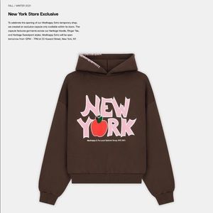 Small Madhappy New York store exclusive hoodie